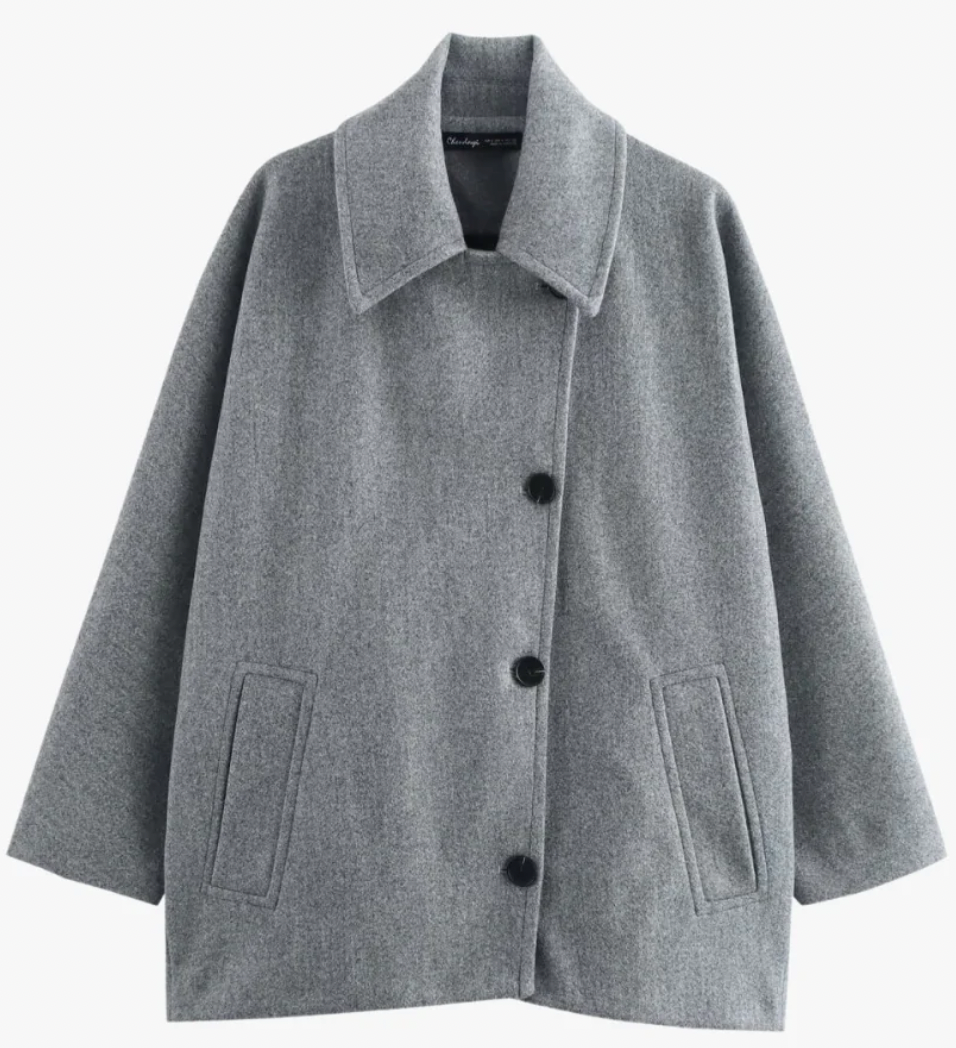 Bella Stride| Nikkie Wool Coat- Stylish Warm Outerwear