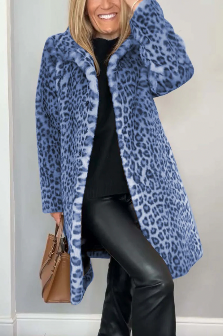 Bella Stride| Leah™- Leopard Print Coat