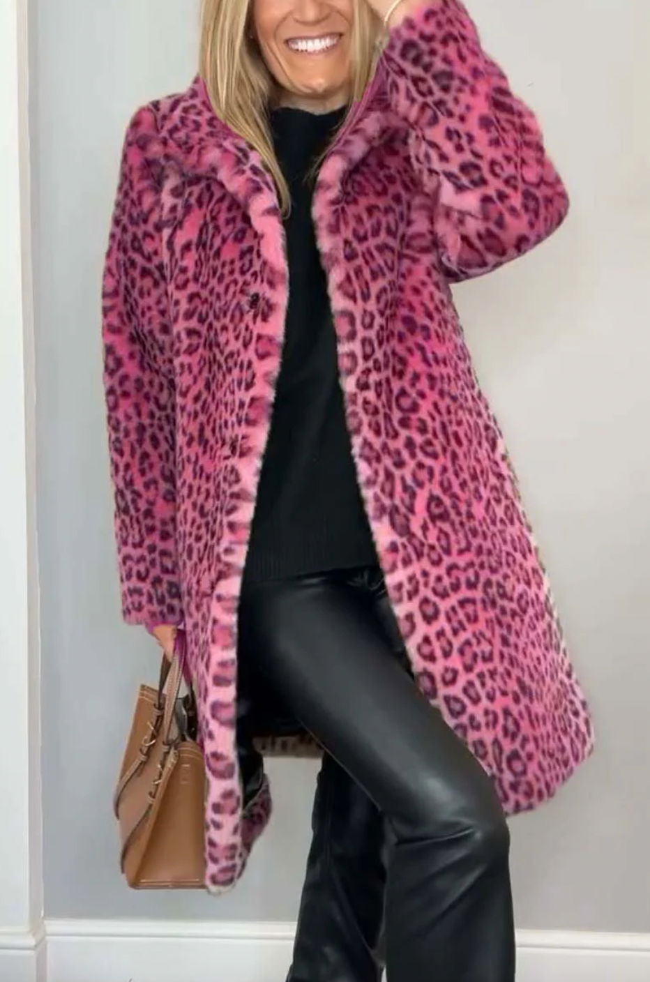 Bella Stride| Leah™- Leopard Print Coat