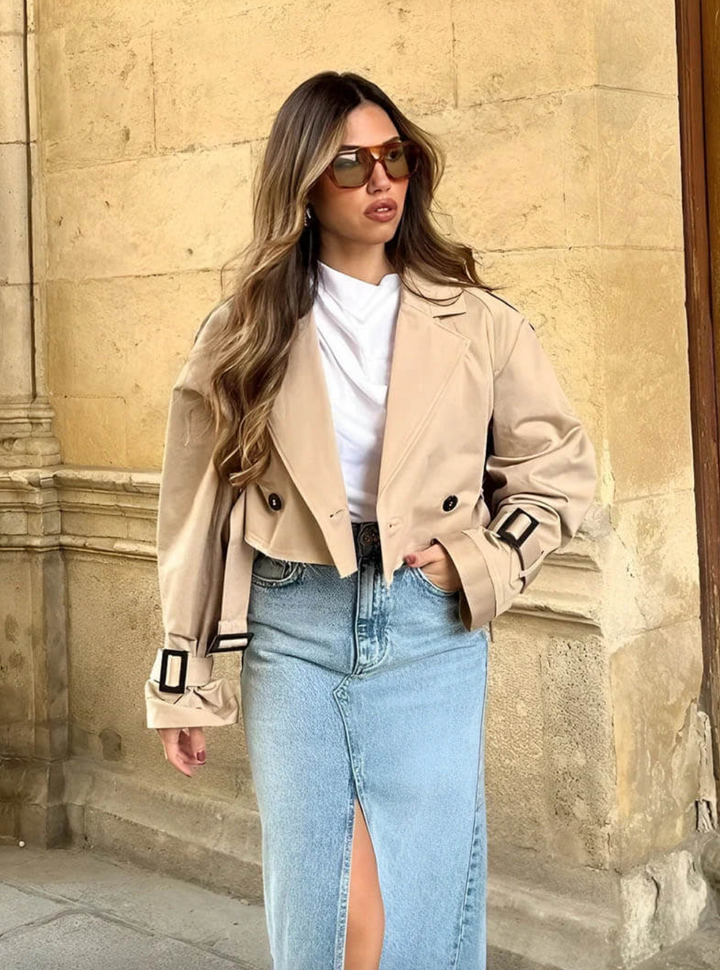 Bella Stride| Bella- Stylish Cropped Coat