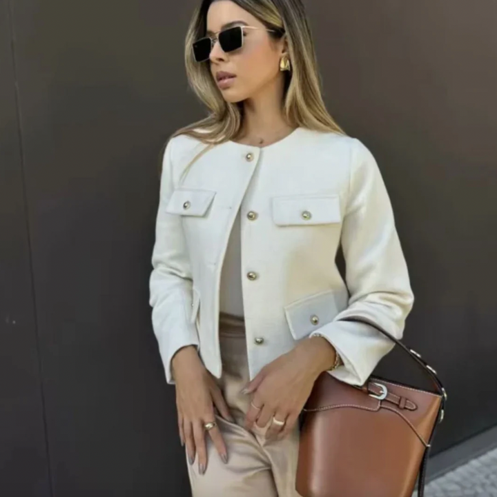 Bella Stride| Cylia- Stylish Button Blazer