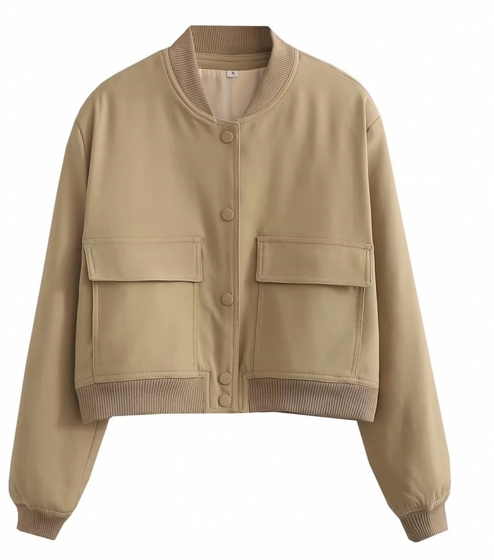 Bella Stride| Donna Bomber Jacket- Stylish, Versatile Outerwear