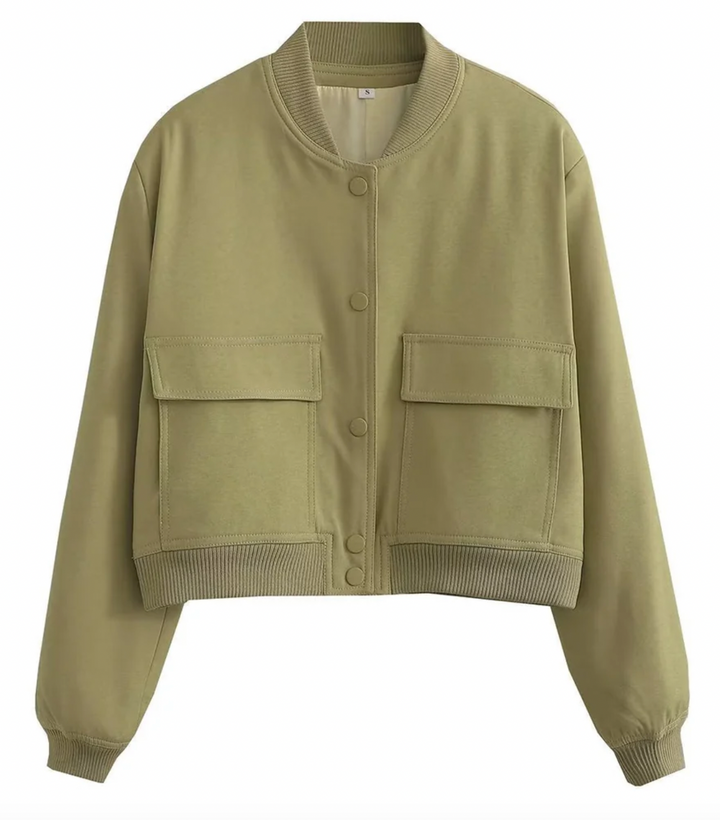 Bella Stride| Donna Bomber Jacket- Stylish, Versatile Outerwear