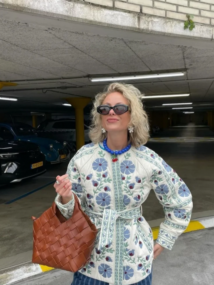 Bella Stride| Rosalie- Stylish Floral Jacket