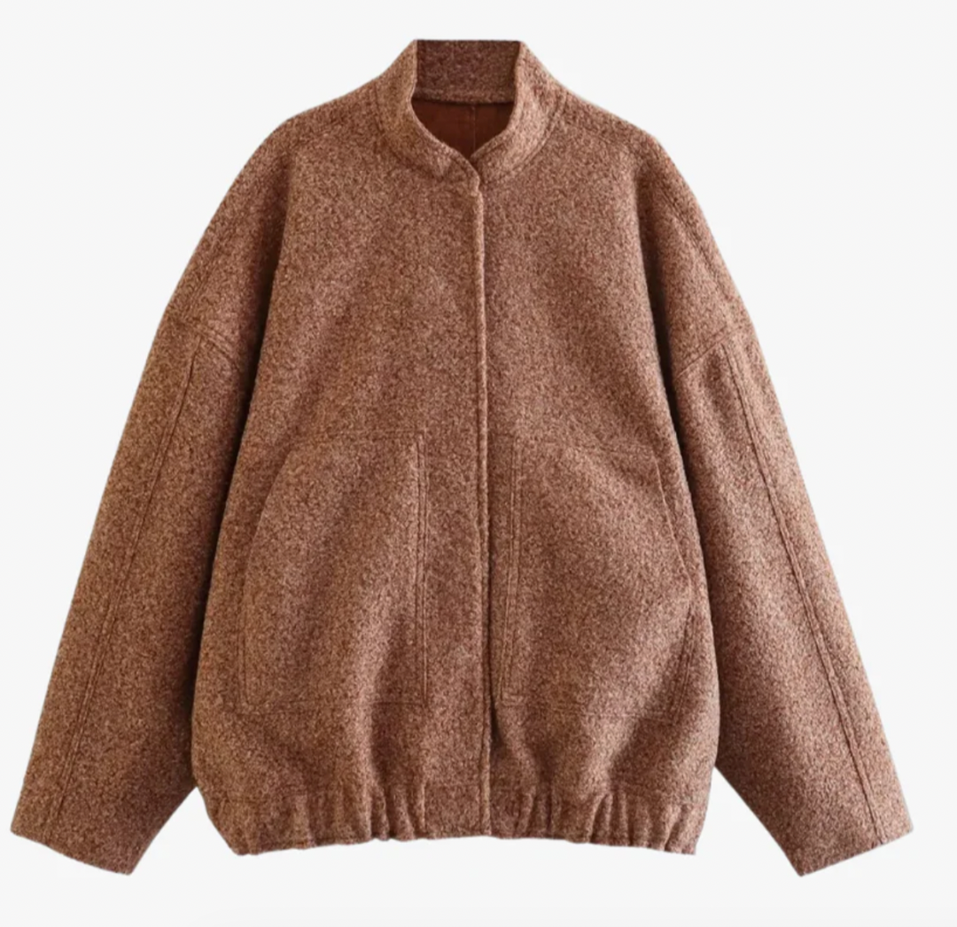 Bella Stride| Claudia Bomber Jacket - Stylish, Warm, Versatile