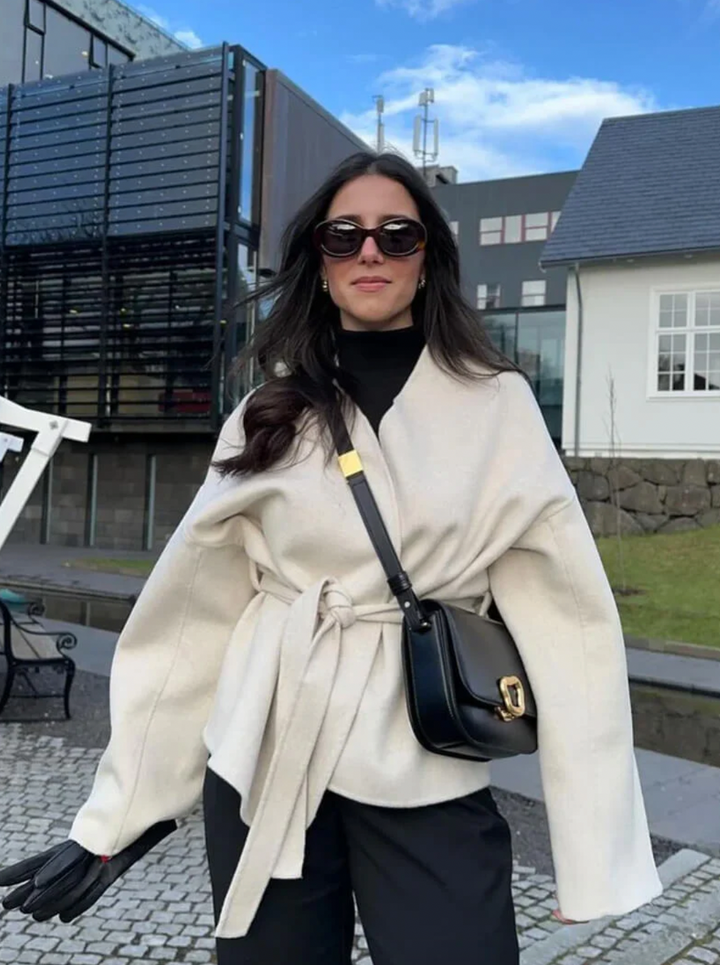 Bella Stride| Mina Button Coat- Stylish, Warm, Versatile