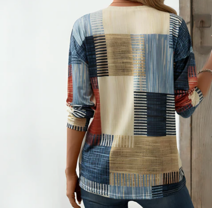 Bella Stride| Colourful Round Neck T-Shirt