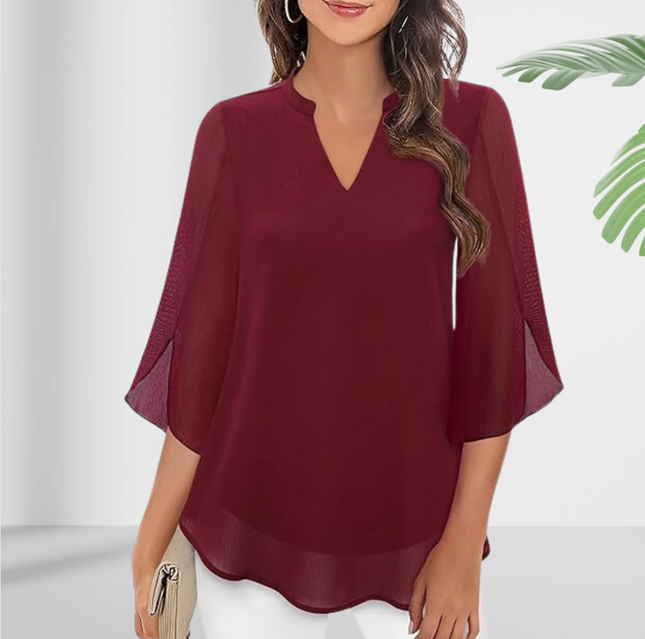 Bella Stride| Chic Layered Blouse