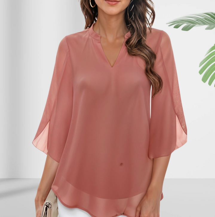 Bella Stride| Chic Layered Blouse