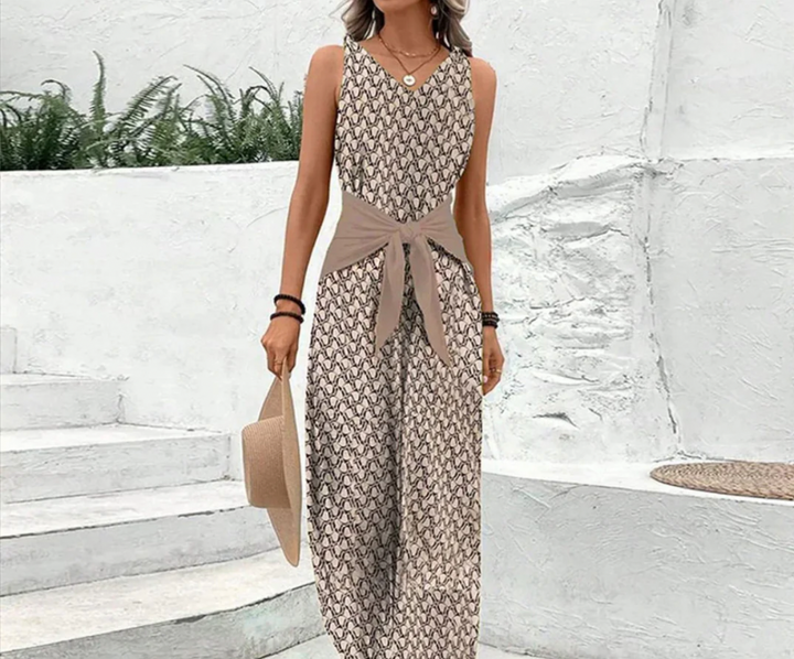 Bella Stride| Effortless Wide-Leg Jumpsuit