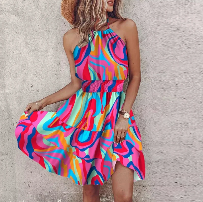 Bella Stride| Angela™ - Chic Halter Dress