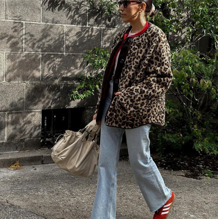 Bella Stride| Leopard Print Jacket for Women
