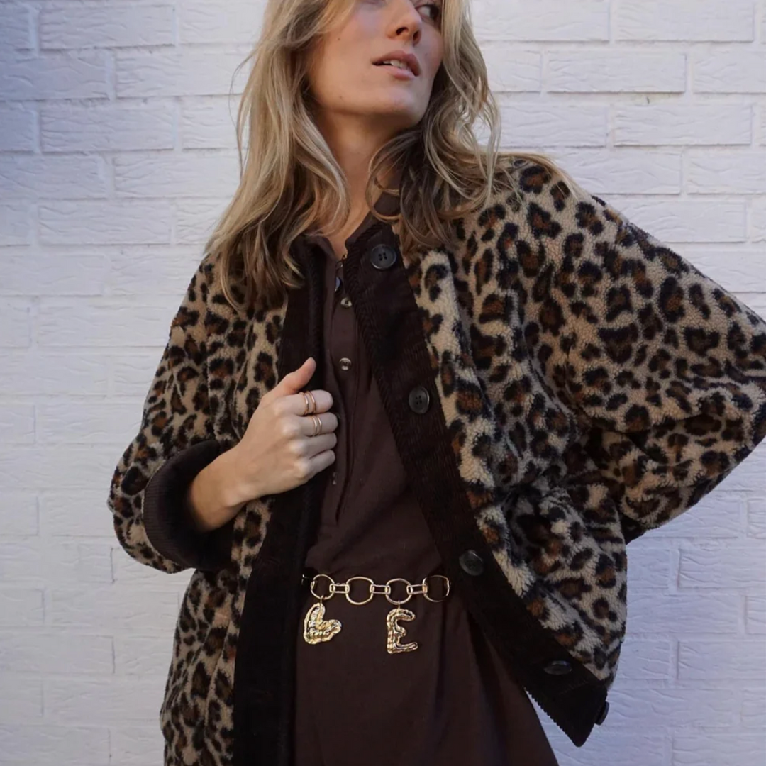 Bella Stride| Leopard Print Jacket for Women