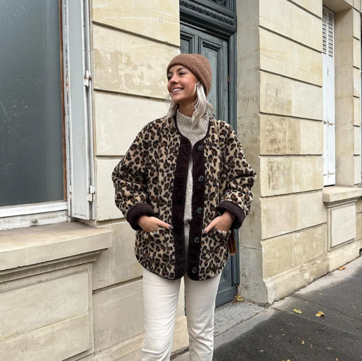 Bella Stride| Leopard Print Jacket for Women