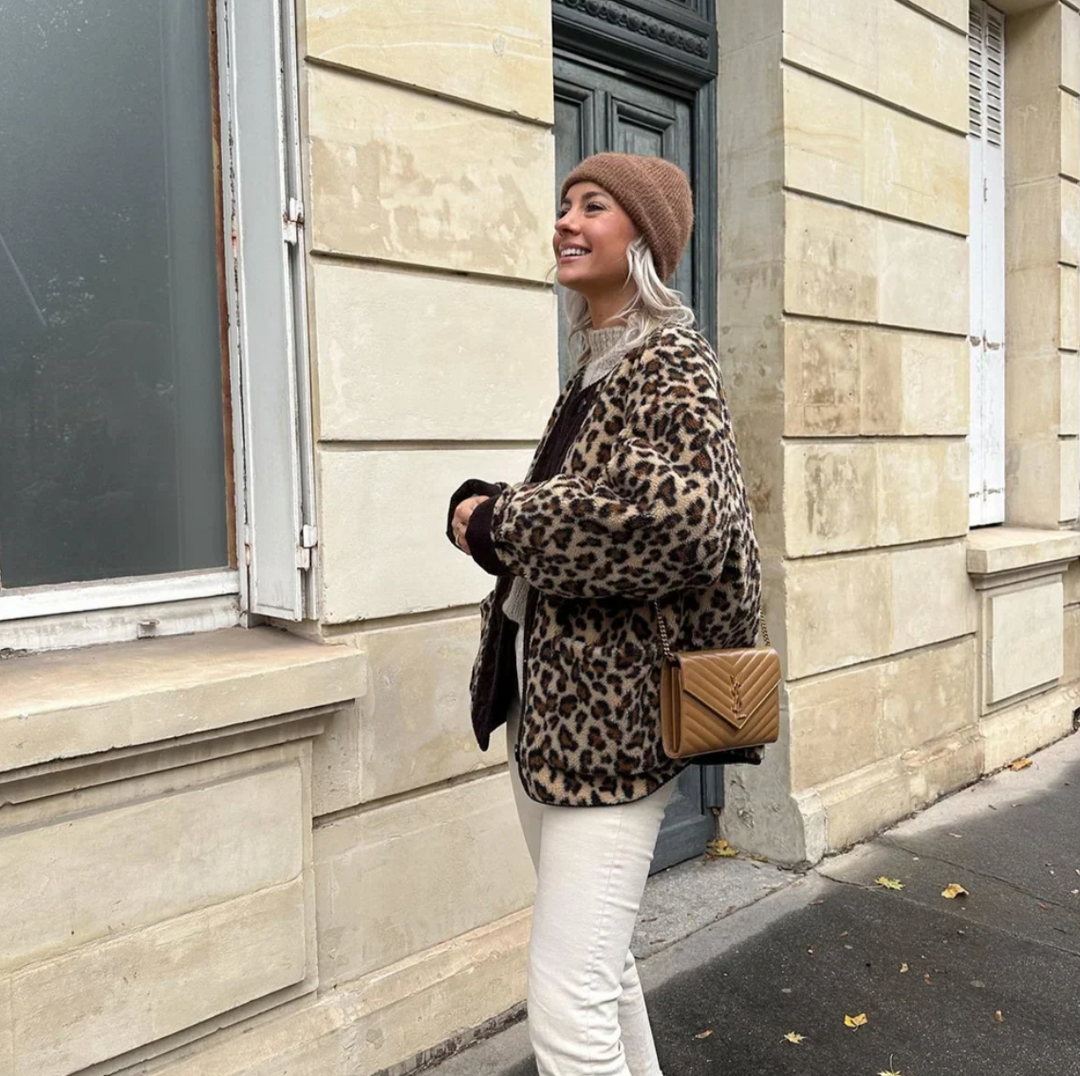 Bella Stride| Leopard Print Jacket for Women