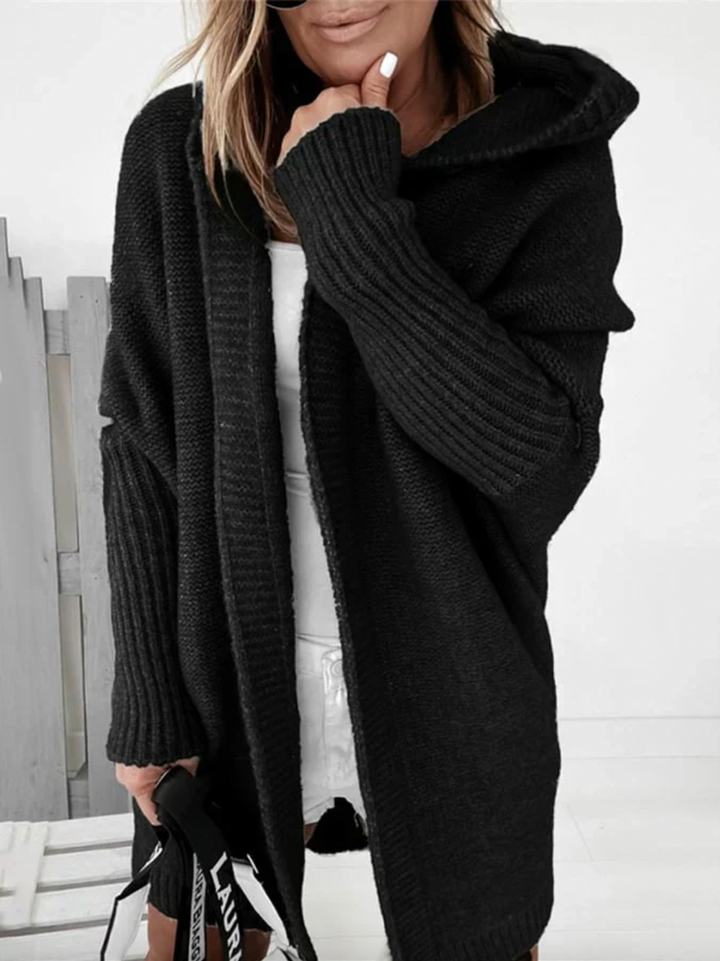 Bella Stride| Heidi- Cozy Oversized Hooded Cardigan