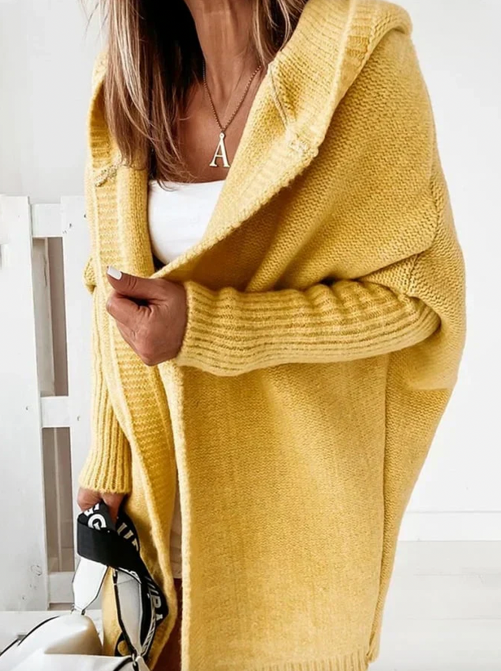 Bella Stride| Heidi- Cozy Oversized Hooded Cardigan