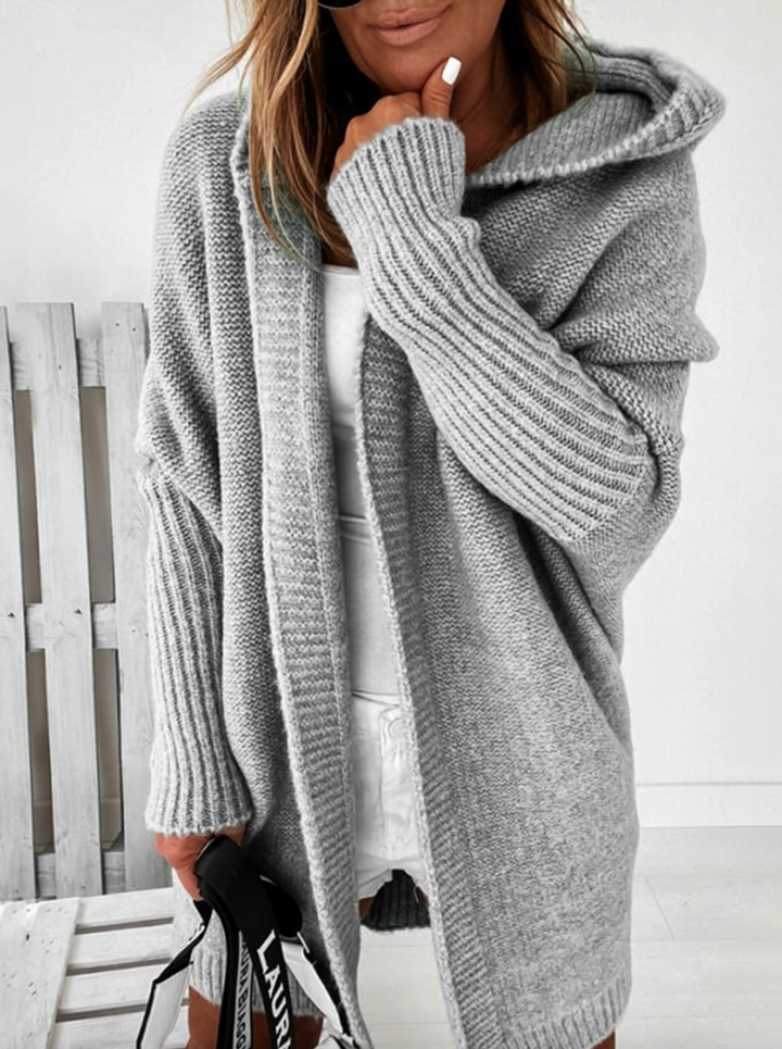 Bella Stride| Heidi- Cozy Oversized Hooded Cardigan