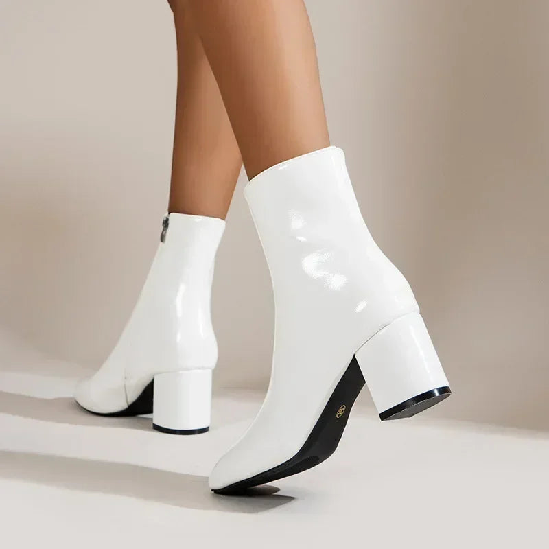 Avalance™| Liana Leather Ankle Boots