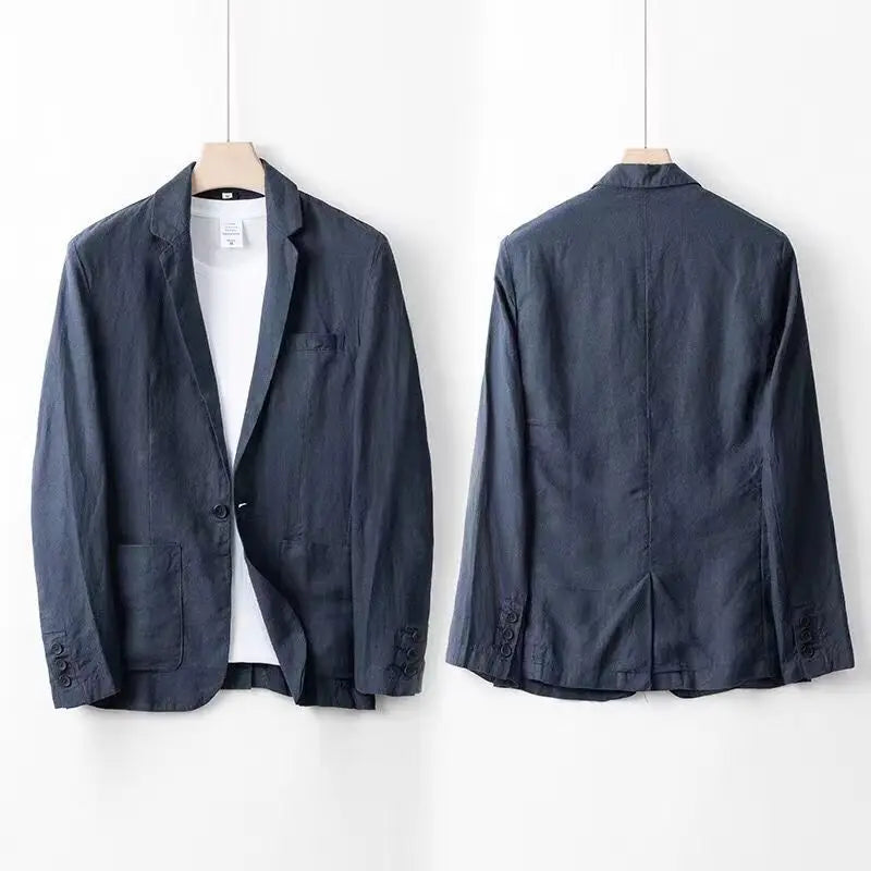 Yvan | Stylish Linen Blazer Trouser Set