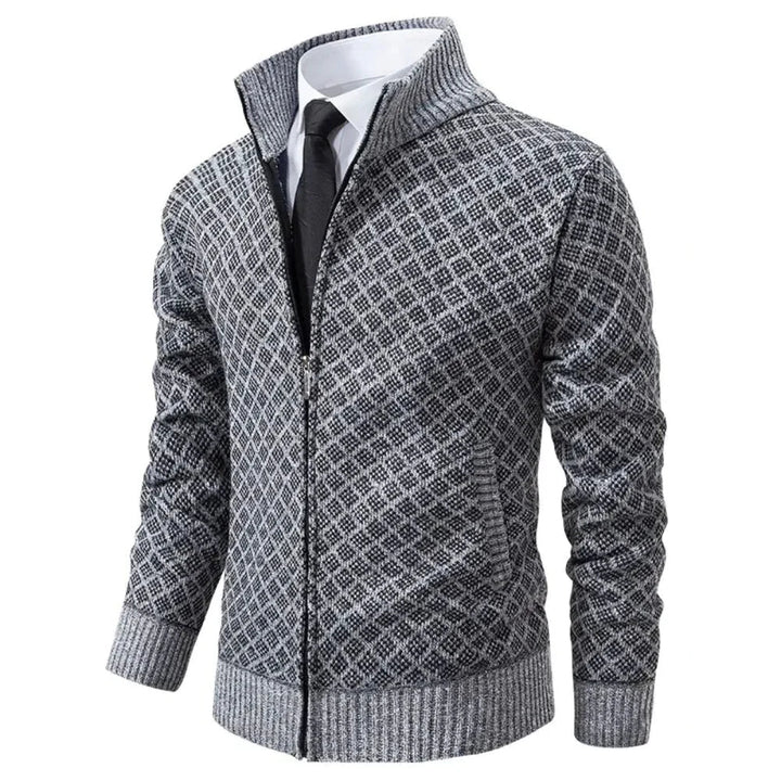 Xaver | Stylish Zip-Up Knit Jacket