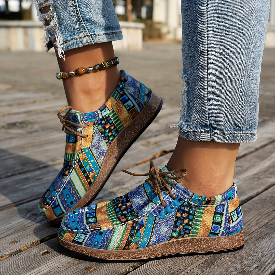 Kate™ | Colourful Retro Womens Shoe