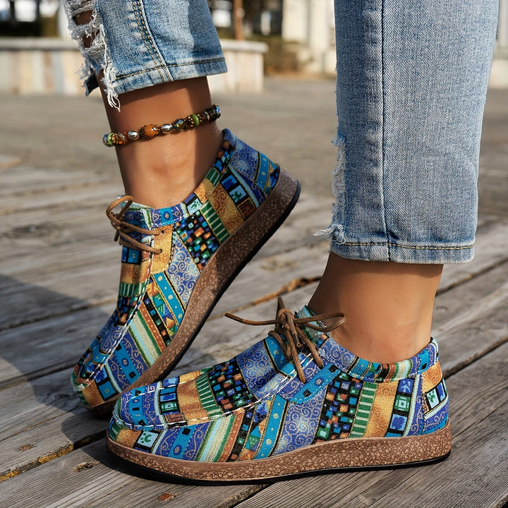 Kate™ | Colourful Retro Womens Shoe