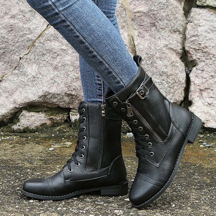 Frankie™ - Women's Orthopedic Leather Boots