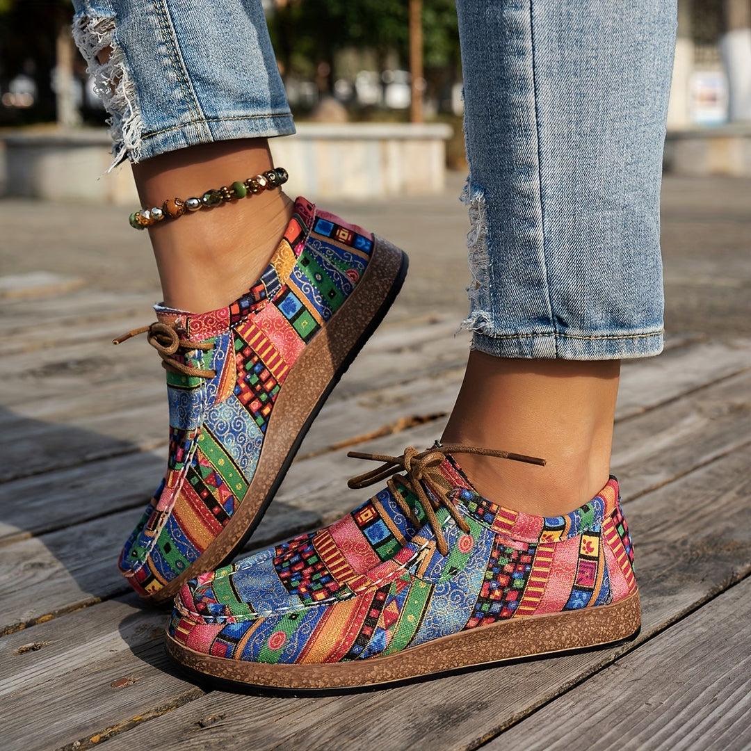 Kate™ | Colourful Retro Womens Shoe
