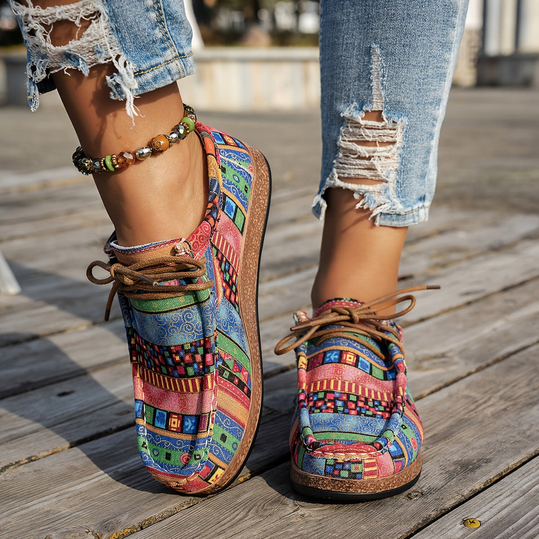 Kate™ | Colourful Retro Womens Shoe