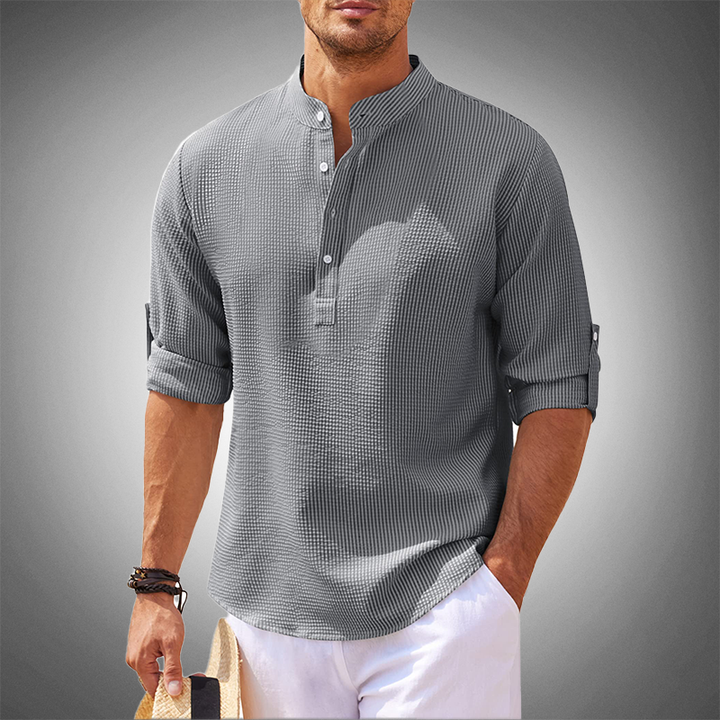 Richard | Stylish Casual Comfort Henley Shirt