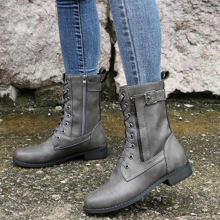 Frankie™ - Women's Orthopedic Leather Boots
