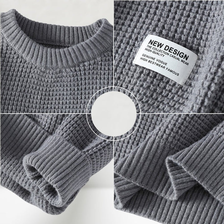 Jasper - Round Neck Knitted Sweater