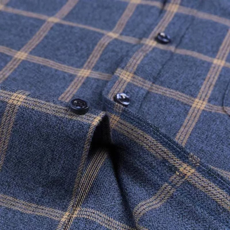 Liam | Stylish Checkered Button-Down Shirt